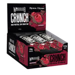 Protein Bars Warrior Crunch - 12 Pack, Smart Low Price Snack - Rasp Dark Choc