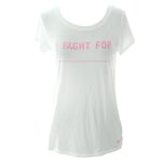 Under Armour Power in Pink Women's "I Fight For" T-Shirt 1264863 NEW