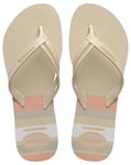 Havaianas Women Elegance Print, Beige, 4.5/5