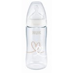 Nuk Biberon FC + TC M BLANC