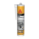 Sikaflex-117 Metal Force Gris Clair, Colle construction, mastic polymère tous métaux, mastic-colle pour éléments de toiture en métal, mastic métal pour tôles et façades métalliques, int/ext, 290ml