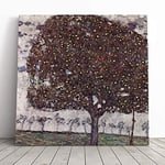 Big Box Art Canvas Print Wall Art Gustav Klimt Apple Tree (1) | Mounted and Stretched Box Frame Picture | Home Decor for Kitchen, Living, Dining Room, Bedroom, Hallway, Muli-Colour, 20x20 Inch