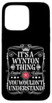 Coque pour iPhone 15 Pro Max Le nom de Wynton, c'est un truc que tu ne comprendrais pas