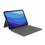 Ipad Case + Keyboard Logitech Ipad Pro 11 | Ipad Pro 2020 11 Grey S... NEW