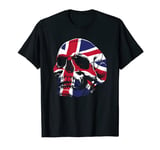 Union Jack Skull Union Jack Skeleton British Isles UK Flag T-Shirt