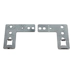Paxanpax PLD1587 Compatible for BSH Bosch, Neff, Siemens Multi-Model Fitting Dishwasher Bracket Fixing Kit (00165778), Silver