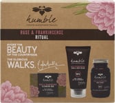 Humble Rose & Frankincense Rituals Gift Set (100ml Bath Honey, 75g Cleansing Ba