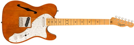 Squier Classic Vibe ‘60s Telecaster Thinline Natur Maple gripebrett Natur kropp Fra Fender