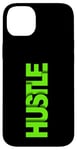 Coque pour iPhone 14 Plus Vert Get Your Hustle Up Green Graphic