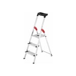 Hailo - Escabeau pro 4 marches - Hauteur max. de travail 2.60m - 8814-001