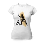 T-Shirt Femme Col Rond Ninja Arts Matiaux Manga Japon Asie Culture