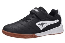 KangaROOS K5-Drib Ev Basket, Jet Black White, 27 EU