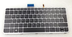 HP Elite x2 1011 G1 793738-031 English UK Backlit Keyboard with STICKER NEW