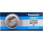 Pile CR2477 Panasonic Bouton Lithium 3V