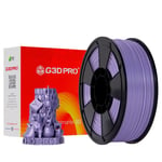 G3D PRO® Filament PLA SILK GLOSSY Violet Lavande pour imprimante 3D, 1,75 mm, Bobine de 500g, Précision dimensionnelle ± 0.03mm