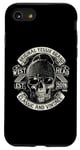 Coque pour iPhone SE (2020) / 7 / 8 Isle of Man Tête de mort classique West Head Yessir Manx Brand