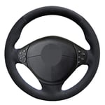 NUIOsdz Couvre Volant de Voiture Noir, pour BMW série 3 M Sport E36 Z3 M3 E36 / 5 E36 / 7 E36 / 8 E31 série 5 E39 E38 M5 E39 1995-2002