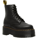 Boots Dr. Martens  Dr. Martens 1460 Max Leather Platform Boots-BLACK