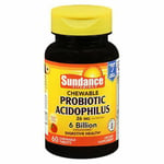 Sundance Probiotic Acidophilus Chewable Tablets 60 Tabs By Sundance