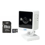 PNI Pack caméra de vidéosurveillance IP744 4MP avec IP, détection de Mouvement + Carte mémoire MicroSD 128 Go avec Adaptateur SD