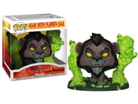 Figurine - Pop! Disney - Le Roi Lion - Scar avec Flammes - N° 544 - Funko