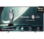 HISENSE 100U7NQTUK 100" Smart 4K Ultra HD HDR Mini LED TV with Amazon Alexa, Black