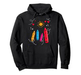 Crayons That Won't Quit Artists Art Lover Fun Colored Pullover Hoodie