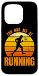 Coque pour iPhone 15 Pro Citation de l'amateur course à pied Triathlon l'amateur