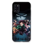 Cokitec Coque pour Samsung Galaxy A31 Manga Demon Slayer Noir 89310