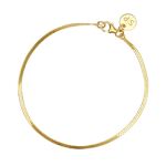 Syster P Links Herringbone Bracelet Guld