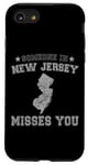 Coque pour iPhone SE (2020) / 7 / 8 Tu manques à quelqu'un dans le New Jersey Vintage State