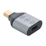 Cablecc - Adaptateur USB-C femelle vers Mini DisplayPort HDTV à résolution 4K 60 Hz 1080p pour tablette, téléphone et ordinateur portable