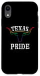 Coque pour iPhone XR Drapeau arc-en-ciel pour le mois de la Gay Pride du Texas