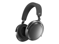 Sennheiser Momentum 4 - Hodetelefoner Med Mikrofon - Full Størrelse - Bluetooth - Trådløs, Kablet - Aktiv Støydemping - 2,5 Mm Jakk - Grafitt