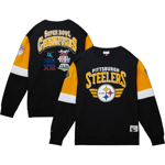 Pittsburgh Steelers Mitchell & Ness Mens All Over Print 3.0 Crew - Size Medium