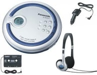 Rare Panasonic Personal Portable CD Player with Car Kit (SL-SX321CP-K)