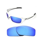 NEW POLARIZED CUSTOM ICE BLUE LENS FOR OAKLEY VALVE SUNGLASSES