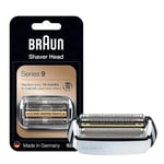 Braun 92S Series 9 Replacement Shaver Cartridge - Silver - UK