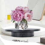 Electric Rotating Turntable 2 In 1 Smart Remote Control Jewelry Display Tray UK