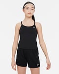 Nike Indy Singlet med sports-BH til store barn (jente)