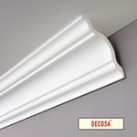 DECOSA Moulure A110 (Selina) - polystyrène - blanc - 110 x 110 mm - long. 2 m - blanc