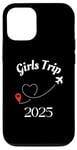 Coque pour iPhone 12/12 Pro Girls Trip 2025 Vacances de voyage pour femmes