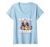 Womens Killer Klowns from Outer Space Jojo's Ice Scream Chest Logo V-Neck T-Shirt