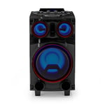 Nedis - Bluetooth® Party Speaker | Maksimal batteritid: 6.5 timer | 120 W | Bærehåndtag | Fest lys | Equalizer | Sort - SPPT800BK