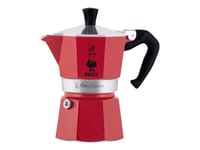 Bialetti Moka Express - Kaffetrakter - 60 Ml - Pasjonsrød