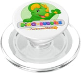 Cute Dinosaur Trey the Triceratops Dino-Buddies Dino-Stars PopSockets PopGrip for MagSafe