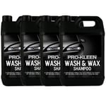 Wash & Wax Car pH Neutral Shampoo with Carnauba Wax - 4 x 5L