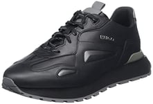 HUGO Homme Cubite_Runn_ltbbl Basket, Noir 1, 44 EU