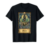 Moon Tarot Card Graphic For Men And Women Vintage Nautical T-Shirt