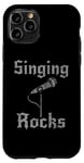 Coque pour iPhone 11 Pro Singing Rocks, chanteur chanteur musicien rock Goth